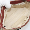 GUCCI GG Canvas Dressage Shoulder Bag Beige Gold Tone 296854 Auth 195417A-11