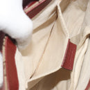 GUCCI GG Canvas Dressage Shoulder Bag Beige Gold Tone 296854 Auth 195417A-21