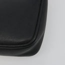 FENDI Accessory Pouch Leather Black Gold Tone 8M0271 Auth 195418A-16