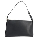 LOUIS VUITTON Epi Pochette Accessoires Accessory Pouch Black M52982 Auth 195419V-1