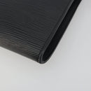 LOUIS VUITTON Epi Pochette Accessoires Accessory Pouch Black M52982 Auth 195419V-9