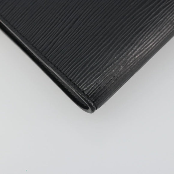 LOUIS VUITTON Epi Pochette Accessoires Accessory Pouch Black M52982 Auth 195419V