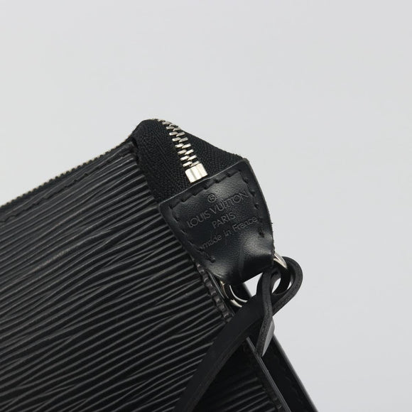 LOUIS VUITTON Epi Pochette Accessoires Accessory Pouch Black M52982 Auth 195419V