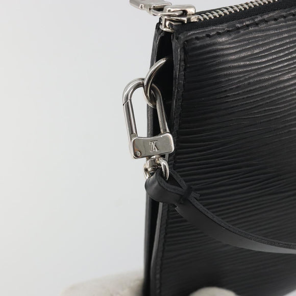 LOUIS VUITTON Epi Pochette Accessoires Accessory Pouch Black M52982 Auth 195419V