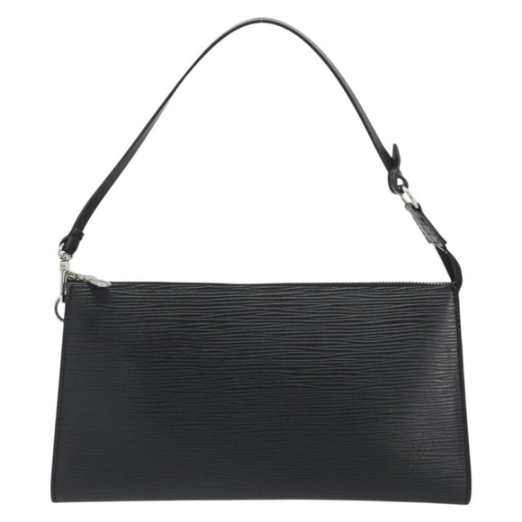 LOUIS VUITTON Epi Pochette Accessoires Accessory Pouch Black M52982 Auth 195419V