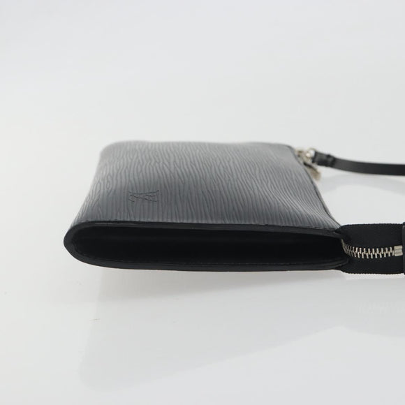 LOUIS VUITTON Epi Pochette Accessoires Accessory Pouch Black M52982 Auth 195419V