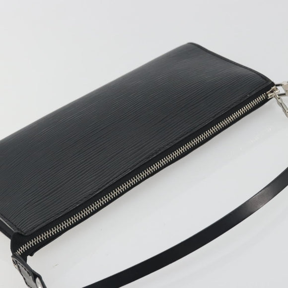 LOUIS VUITTON Epi Pochette Accessoires Accessory Pouch Black M52982 Auth 195419V