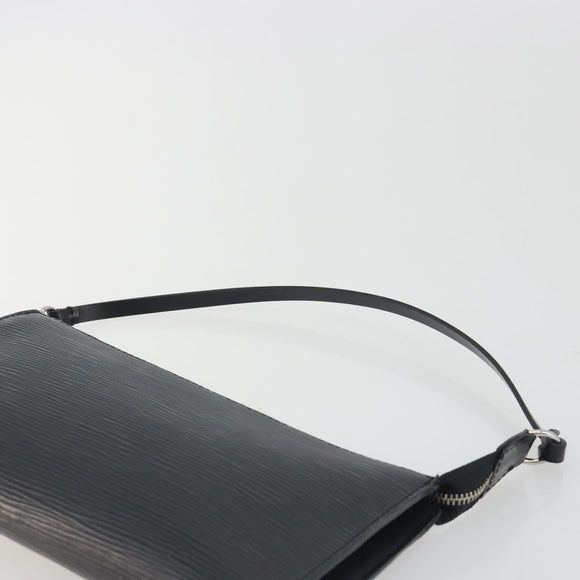 LOUIS VUITTON Epi Pochette Accessoires Accessory Pouch Black M52982 Auth 195419V