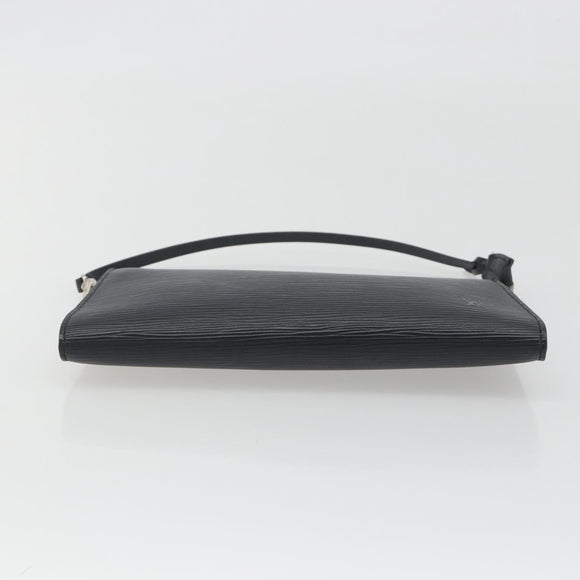 LOUIS VUITTON Epi Pochette Accessoires Accessory Pouch Black M52982 Auth 195419V