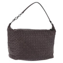 BOTTEGA VENETA INTRECCIATO Shoulder Bag Leather Brown Auth 195421A-1