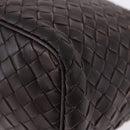 BOTTEGA VENETA INTRECCIATO Shoulder Bag Leather Brown Auth 195421A-16