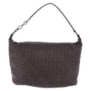 BOTTEGA VENETA INTRECCIATO Shoulder Bag Leather Brown Auth 195421A-13