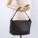 BOTTEGA VENETA INTRECCIATO Shoulder Bag Leather Brown Auth 195421A-20