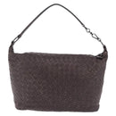 BOTTEGA VENETA INTRECCIATO Shoulder Bag Leather Brown Auth 195421A-2