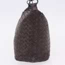 BOTTEGA VENETA INTRECCIATO Shoulder Bag Leather Brown Auth 195421A-3