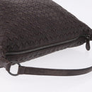 BOTTEGA VENETA INTRECCIATO Shoulder Bag Leather Brown Auth 195421A-6