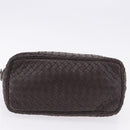 BOTTEGA VENETA INTRECCIATO Shoulder Bag Leather Brown Auth 195421A-5