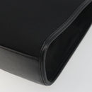 GUCCI Jackie Hand Bag Canvas Black Silver 002 1065 Auth 195423A-10