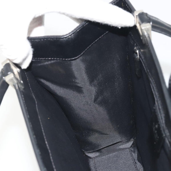 GUCCI Jackie Hand Bag Canvas Black Silver 002 1065 Auth 195423A