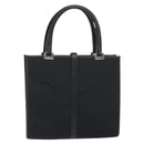 GUCCI Jackie Hand Bag Canvas Black Silver 002 1065 Auth 195423A-3