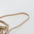 Chloe Paraty Hand Bag Leather 2way Beige Gold Tone Auth 195425A-15