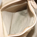 Chloe Paraty Hand Bag Leather 2way Beige Gold Tone Auth 195425A-24
