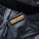 Miu Miu Hand Bag Leather Black Gold Tone Auth 195427-18