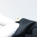 Miu Miu Hand Bag Leather Black Gold Tone Auth 195427-12