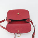 LOUIS VUITTON Epi Saint Cloud GM Shoulder Bag Red M52197 LV Auth 195429-19
