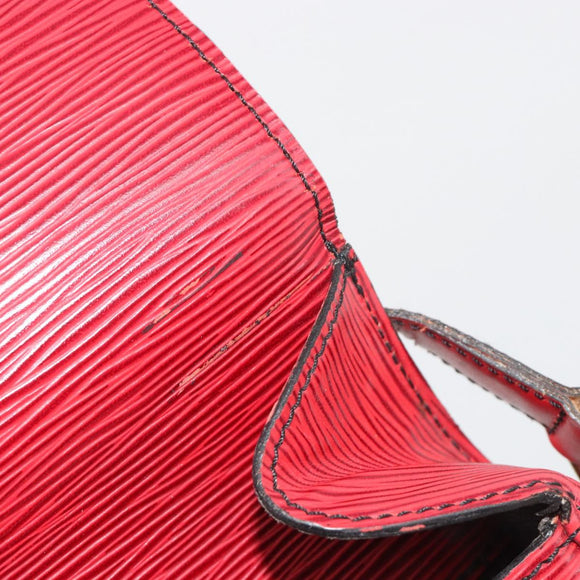 LOUIS VUITTON Epi Saint Cloud GM Shoulder Bag Red M52197 LV Auth 195429