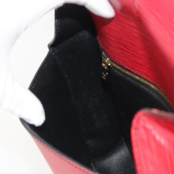 LOUIS VUITTON Epi Saint Cloud GM Shoulder Bag Red M52197 LV Auth 195429