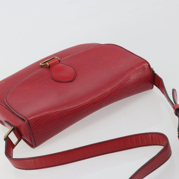 LOUIS VUITTON Epi Saint Cloud GM Shoulder Bag Red M52197 LV Auth 195429