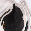 Miu Miu Chain Shoulder Bag Leather Beige Gold Tone Auth 195430A-27