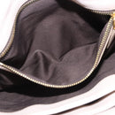 Miu Miu Chain Shoulder Bag Leather Beige Gold Tone Auth 195430A-29