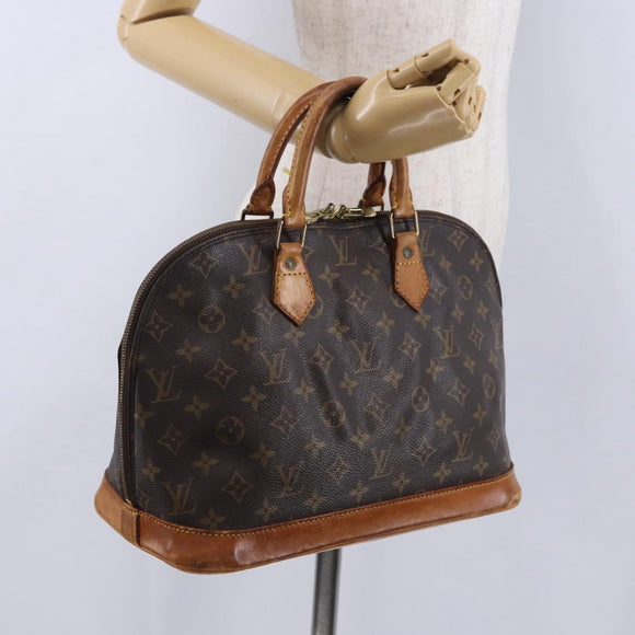 LOUIS VUITTON Monogram Alma Hand Bag M51130 LV Auth 195434