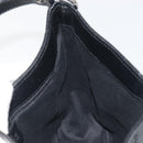 GUCCI GG Canvas Shoulder Bag Black Silver 113012 Auth 195436V-16