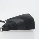 GUCCI GG Canvas Shoulder Bag Black Silver 113012 Auth 195436V-5