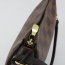 LOUIS VUITTON Damier Ebene Trousse Make Up Pouch N51982 LV Auth 195439V-9