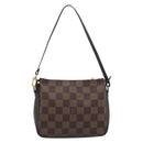 LOUIS VUITTON Damier Ebene Trousse Make Up Pouch N51982 LV Auth 195439V-2