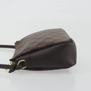 LOUIS VUITTON Damier Ebene Trousse Make Up Pouch N51982 LV Auth 195439V-4