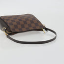 LOUIS VUITTON Damier Ebene Trousse Make Up Pouch N51982 LV Auth 195439V-7