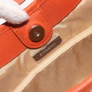 BURBERRY Nova Check Shoulder Bag Canvas Beige Orange Auth 195441V-10