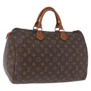 LOUIS VUITTON Monogram Speedy 35 Hand Bag M41524 LV Auth 195443-1