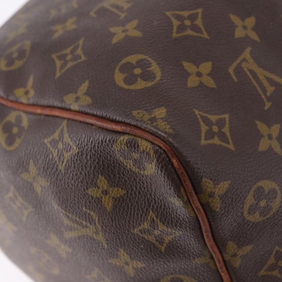 LOUIS VUITTON Monogram Speedy 35 Hand Bag M41524 LV Auth 195443