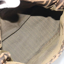 FENDI Zucca Canvas Mamma Baguette Shoulder Bag Brown Silver Auth 195445V-11