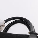 CELINE C Saluki Horse Carriage Boston Bag Black Gold Tone Auth 195446-8