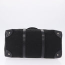 CELINE C Saluki Horse Carriage Boston Bag Black Gold Tone Auth 195446-5
