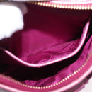 Miu Miu Pouch Leather Pink Gold Tone Auth 195447A-21