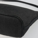 GUCCI Accessory Pouch Canvas Black Silver 07198 Auth 195449-10
