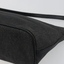 GUCCI Accessory Pouch Canvas Black Silver 07198 Auth 195449-12